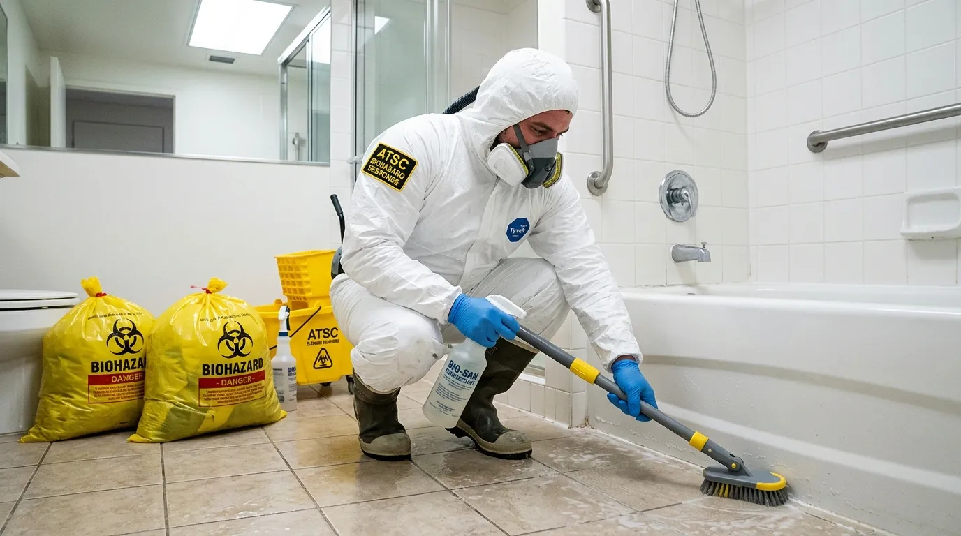 Decontamination equipment deployed for Blood Cleanup in Festus